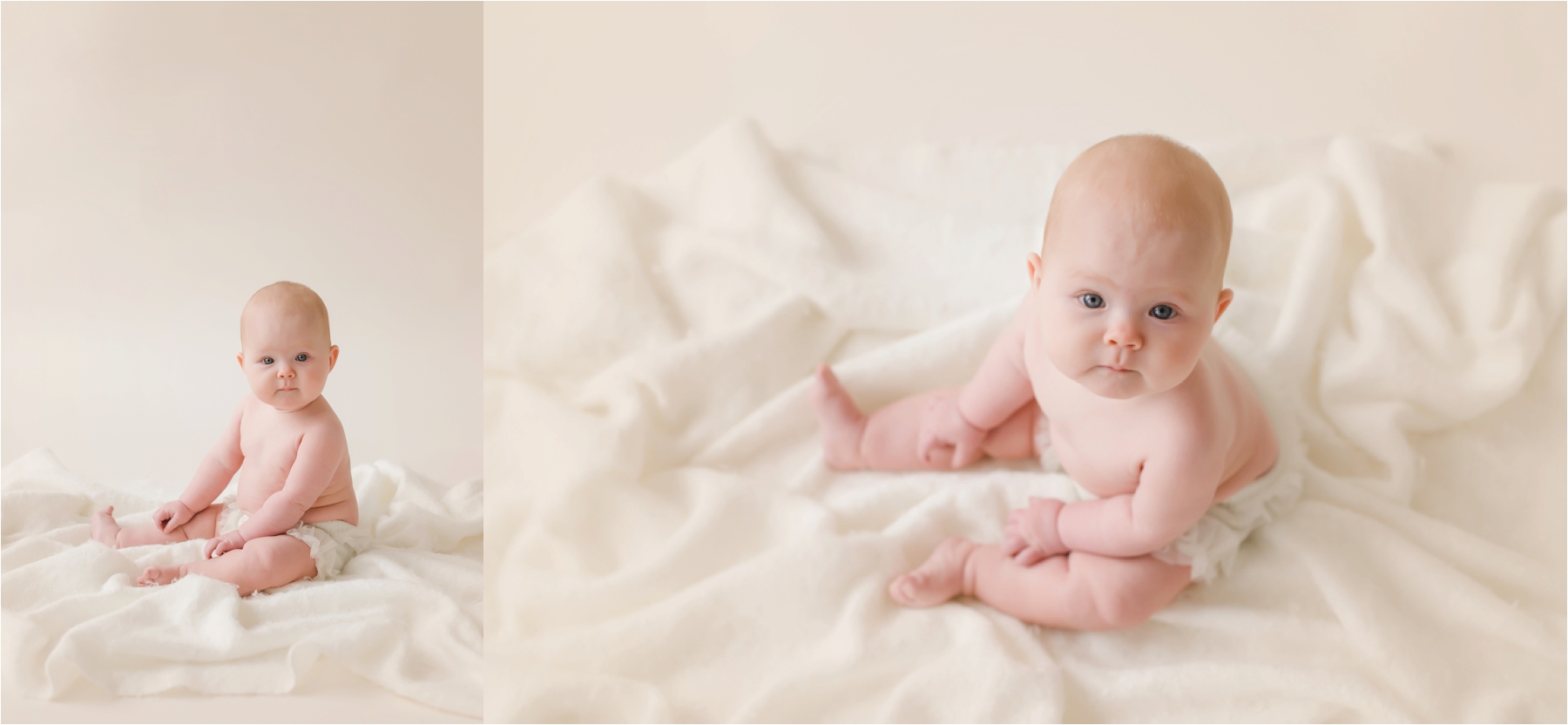 simple baby portrait
